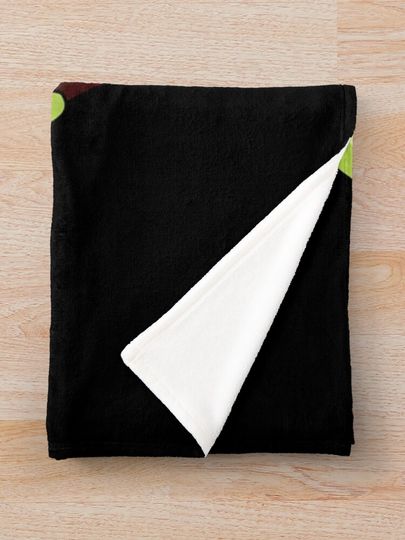 Poison Apple Throw Blanket
