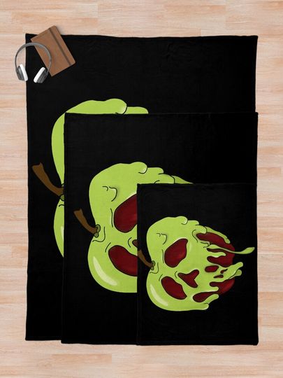 Poison Apple Throw Blanket