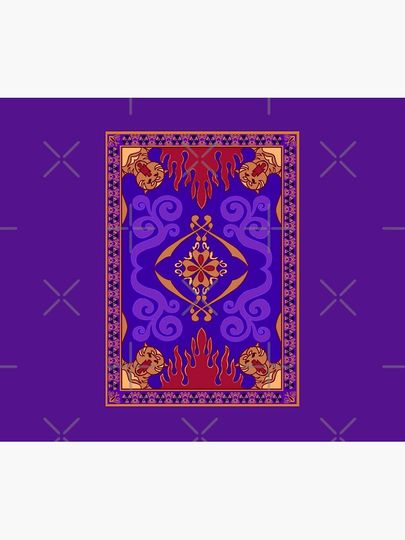 Aladdin 1992 Magic Carpet Throw Blanket