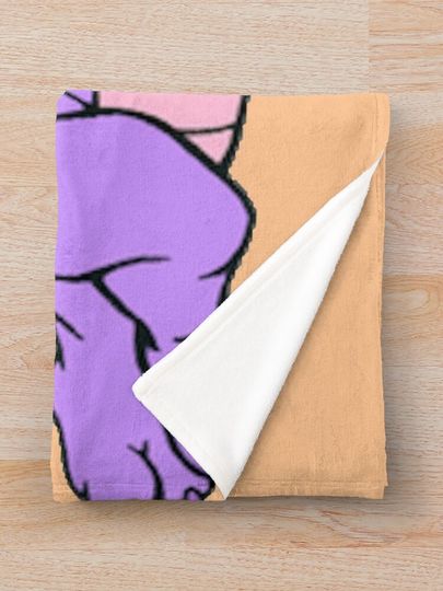 Lounging Figment Throw Blanket