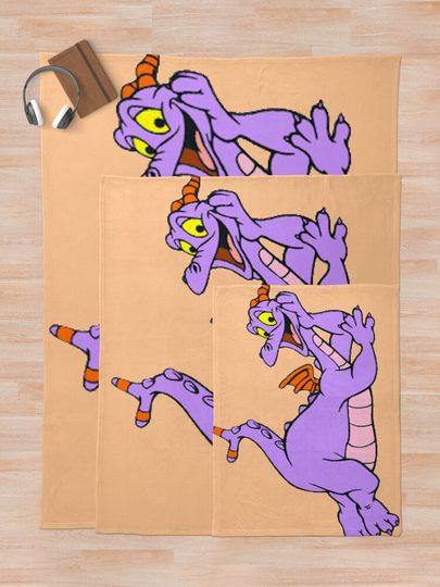 Lounging Figment Throw Blanket