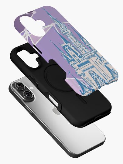 Magic Castle Purple Wall iPhone Case