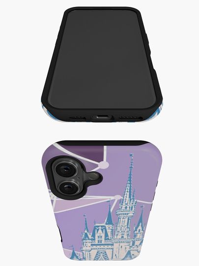 Magic Castle Purple Wall iPhone Case