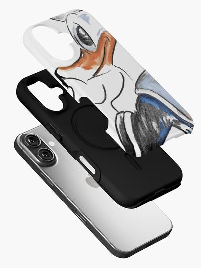 Charcoal and Oil - Donald has a Choice iPhone Case