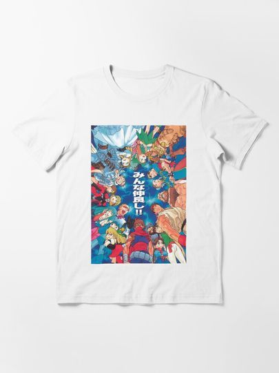 Retro Capcom art Psx manga style Essential T-Shirt