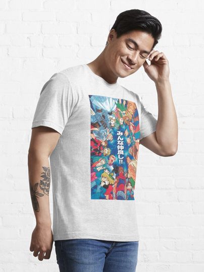 Retro Capcom art Psx manga style Essential T-Shirt