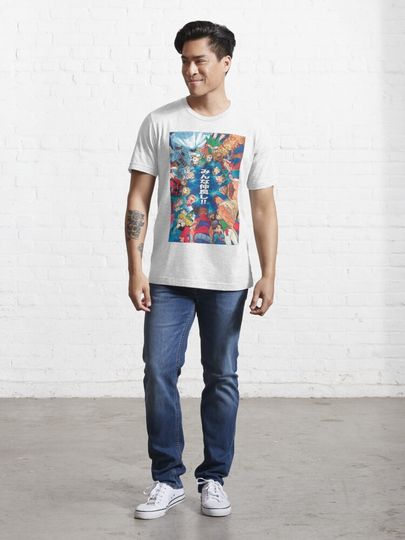 Retro Capcom art Psx manga style Essential T-Shirt