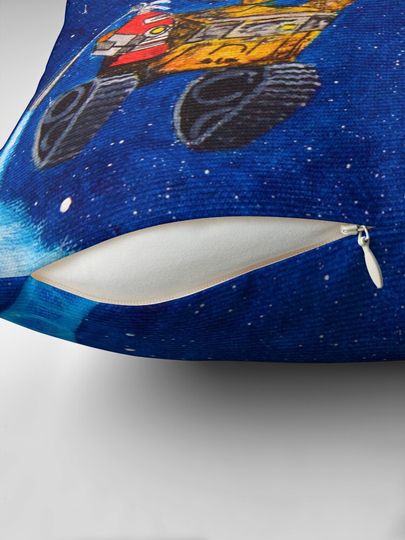 Wall-e and Eve painting Pillow