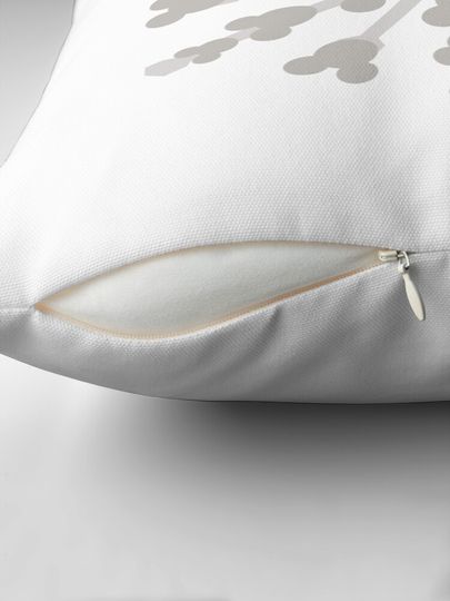Hidden Mickey Snowflake Pillow