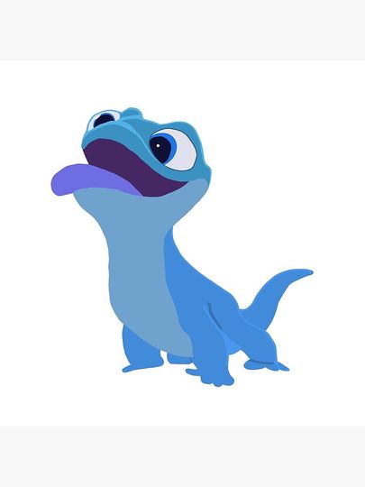 bruni the salamander  Pillow