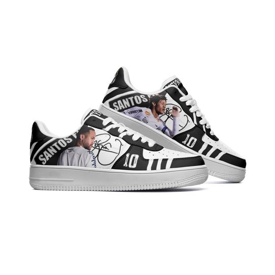 Neymar Santos Leather Low Top Sneakers