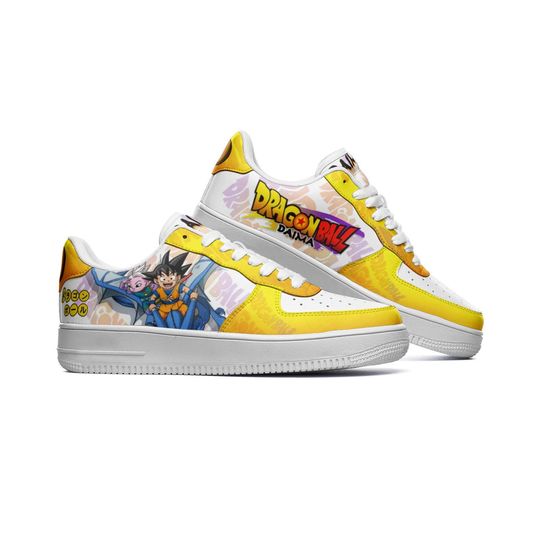 Goku Daima Leather Low Top Sneakers