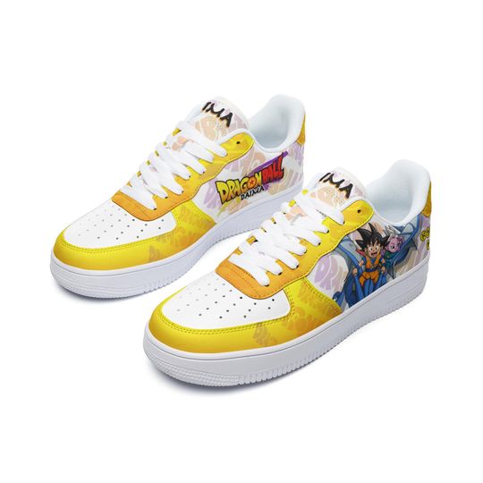 Goku Daima Leather Low Top Sneakers