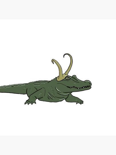 Alligator Loki Pillow