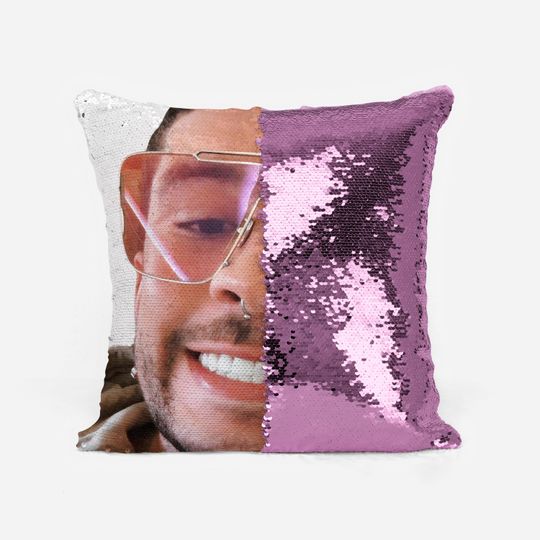 Bad Bunny - Fan Sequin Pillowcase