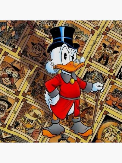 Scrooge McDuck Pillow