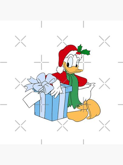 Disney Donald Duck Christmas Style Pillow