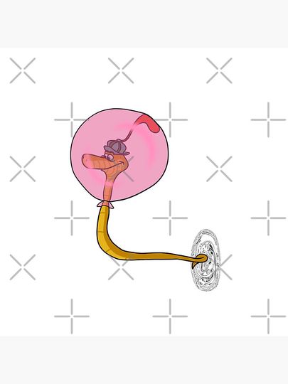 Sir Hiss and His Amazing Flying Machine Pillow