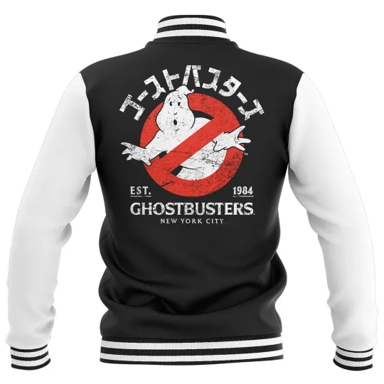 Ghostbusters EST. 1984 Embroidered Varsity Jacket