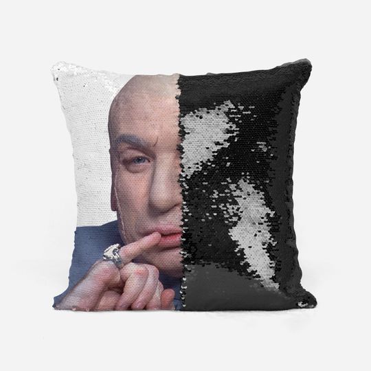 DR. EVIL - Austin Powers Fan Sequin Pillowcase