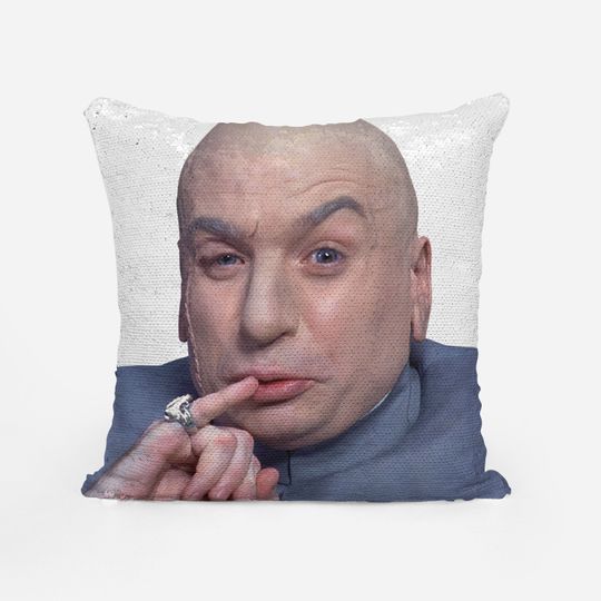 DR. EVIL - Austin Powers Fan Sequin Pillowcase