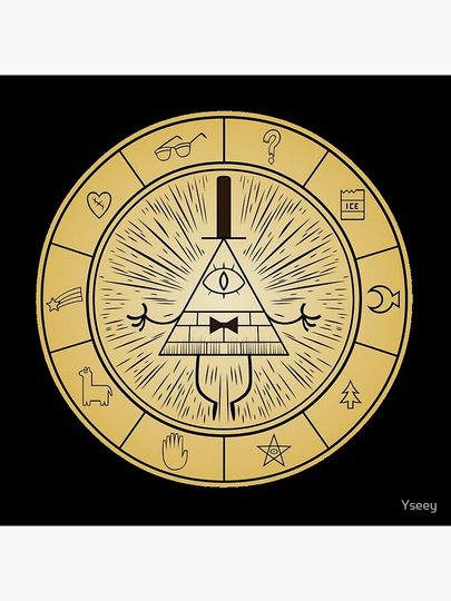 Gravity Falls Bill Cipher Wheel Pillow