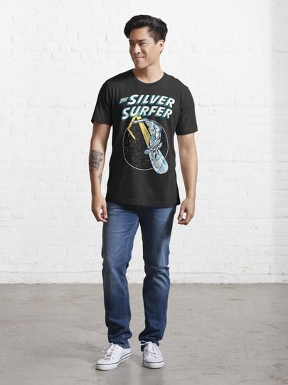 Cosmic Silver Surfer Essential T-Shirt