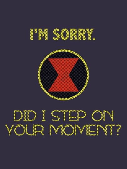 Did I Step On Your Moment? Fitted T-Shirt