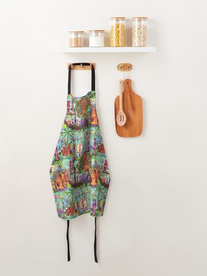 The ORIGINAL Enchanted Tiki Room Collage Apron