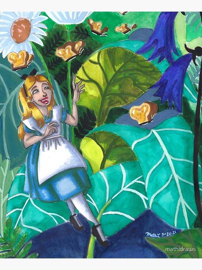 Butterfly Gazing  Apron