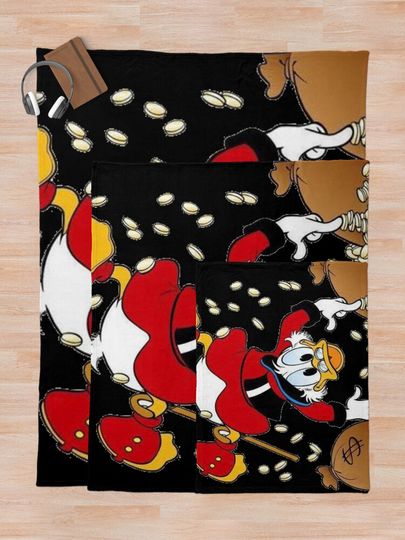 Scrooge McDuck Throw Blanket