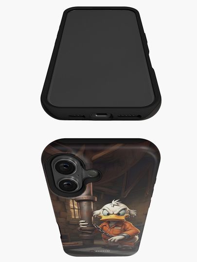 Scrooge Mcduck in prision iPhone Case