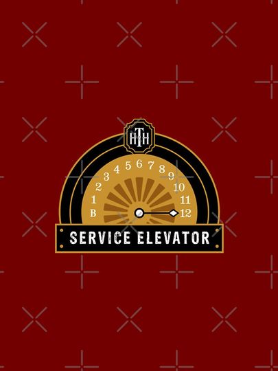 Hollywood Tower Hotel 'SERVICE ELEVATOR' iPhone Case