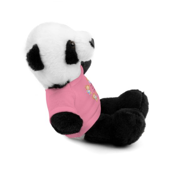 Cute & Funny Stuffed Animals with Tee | 8in tall