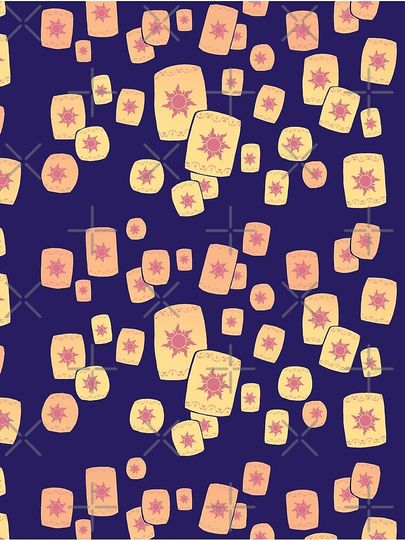 Floating Lanterns Gleam Scarf
