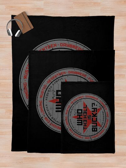 Winter Soldier - Who The Hell Is BUCKYY Bn? Throw Blanket
