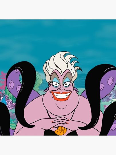 Ursula - The Little Mermaid Pillow