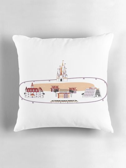 Monorail Loop Pillow