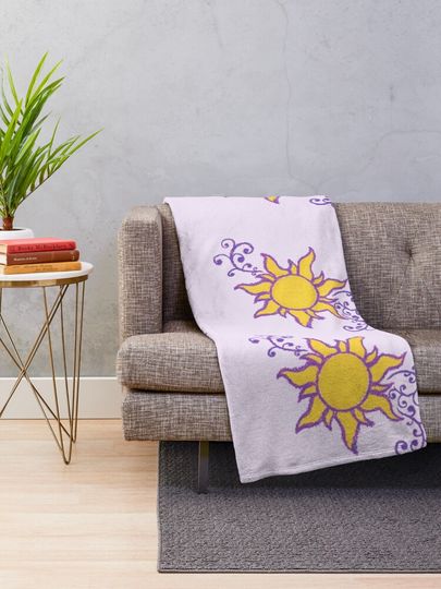 Tangled Sun  Throw Blanket