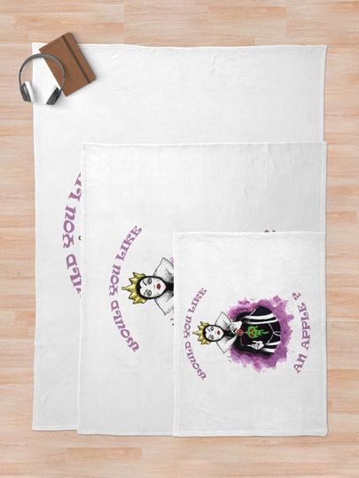 Evil Queen Throw Blanket