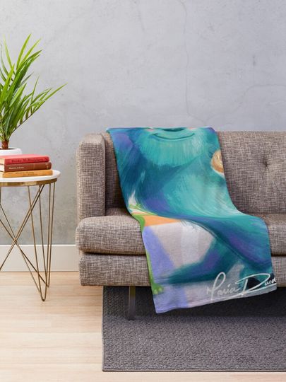 Monsters Inc Fanart Throw Blanket