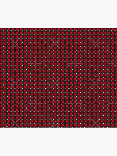 Kingdom Hearts III - Flannel Pattern (Red) Throw Blanket