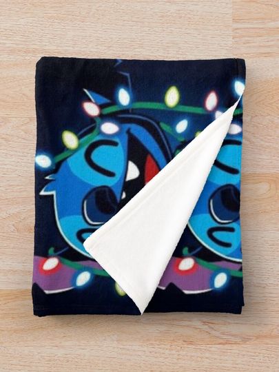 Stitch Christmas  Throw Blanket