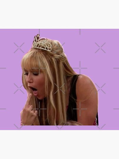 funny Hannah Montana sticker Throw Blanket