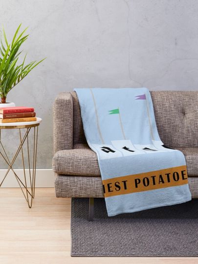 Potatoland Throw Blanket
