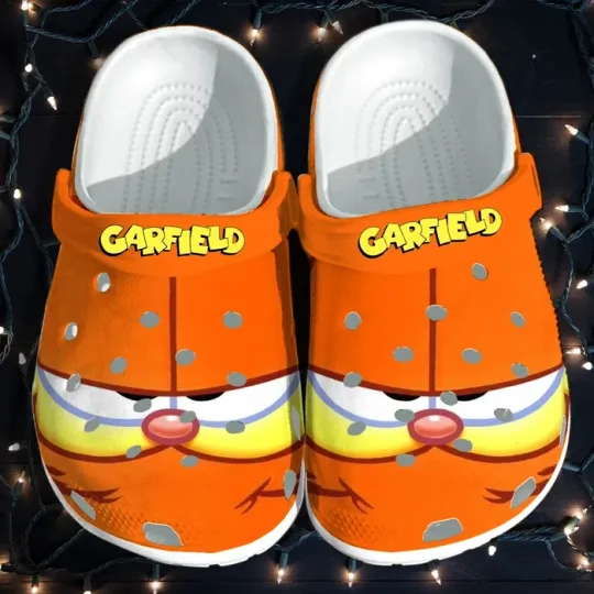 Lightweight Garfield Orange Clogs