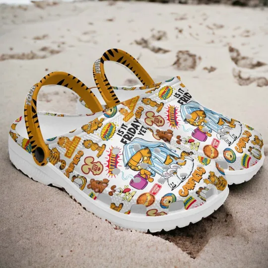 Customized Garfield Clogs For Adults