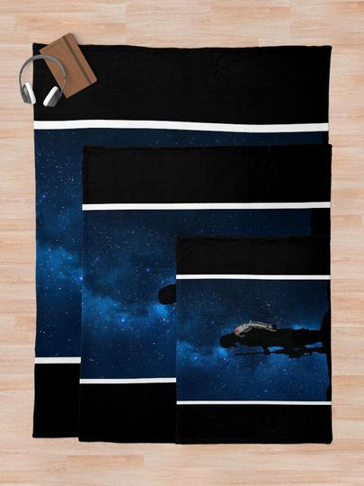 The Lone Wolf Winter Soldier Throw Blanket