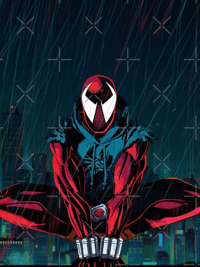 Across The Spider Verse - Scarlet Spider iPhone Case