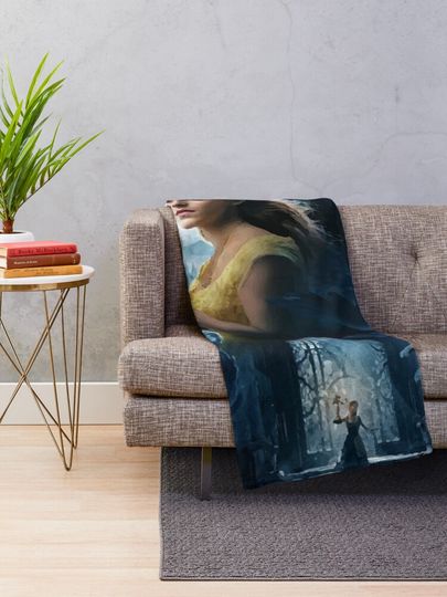 Beauty and the beast Throw Blanket